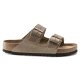 Birkenstock Arizona Tobacco Brown Oiled Leather med blød fodseng