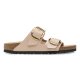 Birkenstock Arizona Big Buckle High Shine beige læder