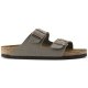 Birkenstock Arizona HERRE Stone Birko-flor nubuck læder