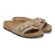 Birkenstock Oita Braided Suede Leather Taupe