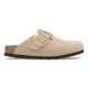 Birkenstock Boston Big Buckle (SMAL) Sandcastle Nubuck Leather