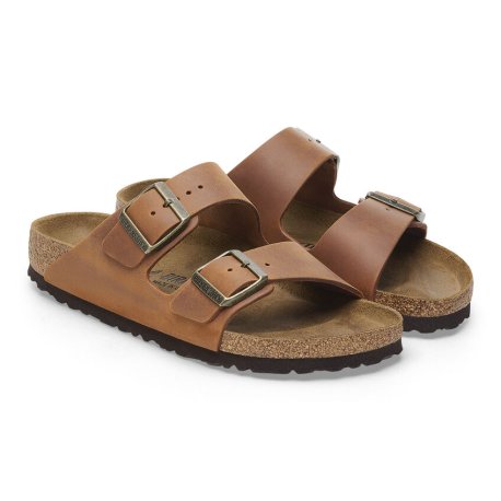 Birkenstock Arizona HERRE Cognac Oiled Leather