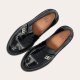 Billi Bi A5012 loafer i sort lakskind