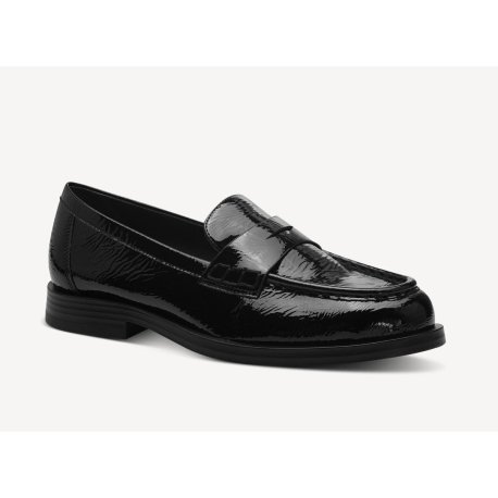 Tamaris 24311 loafer i sort lak