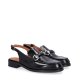 Billi Bi A8430 loafer i sort lakskind med slingback