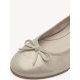 Tamaris 22116 ballerina i champagne ruskind