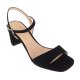 Unisa MORATY sandal i sort ruskind